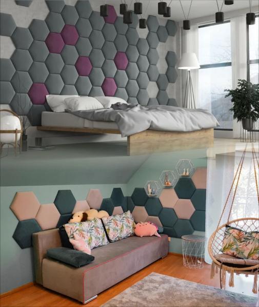 Wandpolster Wandkissen Neu Designen - Gestalten - ( Sonderanfertigung )  Restaurants, Kinderzimmer, Wohnzimmer, Office, Schlaffzimmer